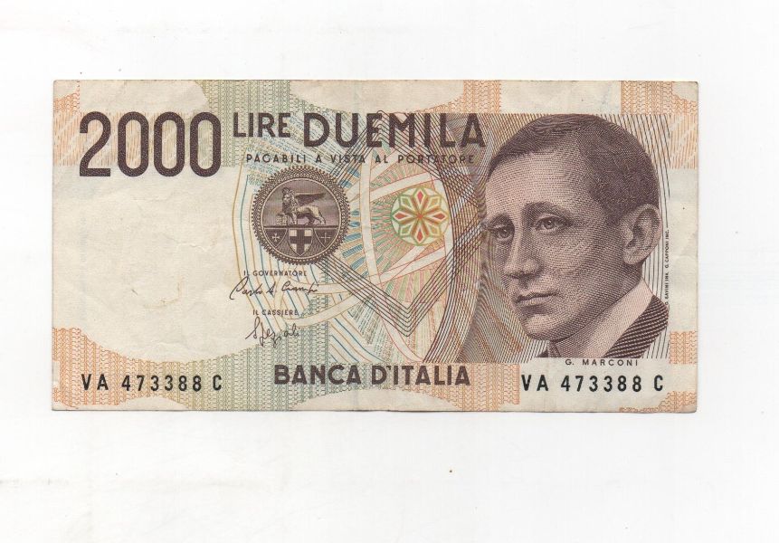 ITALIA DEL AÑO 1990 DE 2000 LIRAS